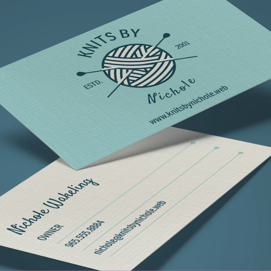 Linen Business Cards