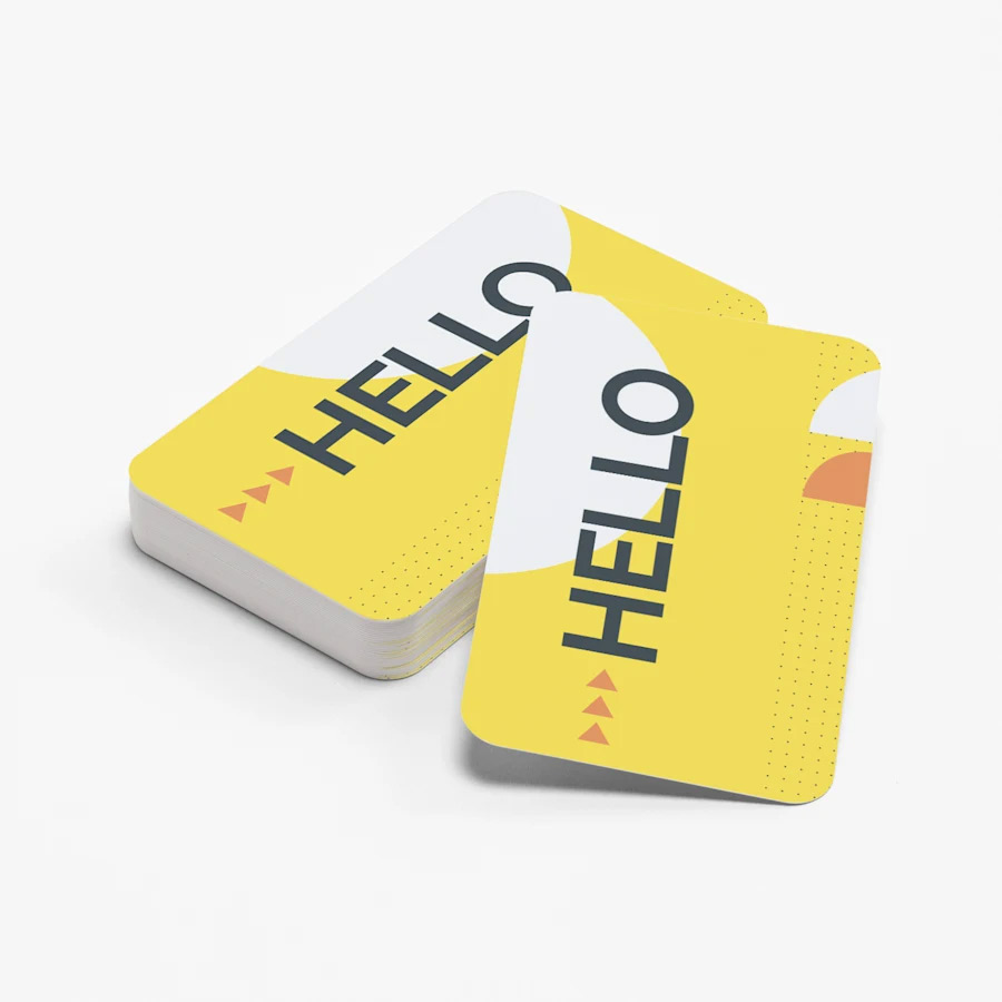 Rounded Corner Business Cards